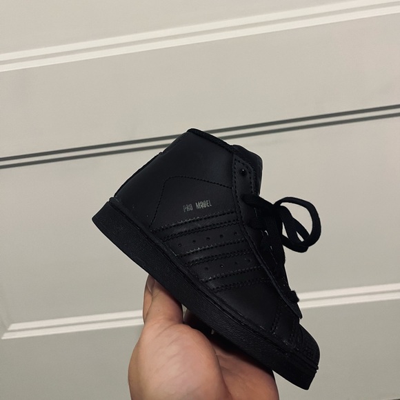 Adidas Pro Model Toddler Shoes In Black ID3140, Size 7K- NEW - Picture 4 of 4